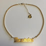 Abracadabra Nameplate Necklace